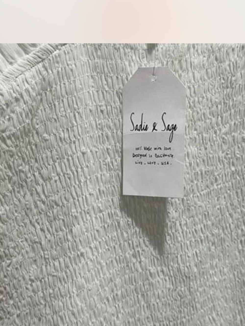 Sadie & Sage White Ruffle-Trim Mini Bodycon Dress - Picture 4 of 4
